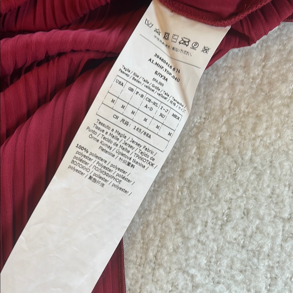 MaxMara Red Midi Tunic Sleeveless - Picture 3 of 4